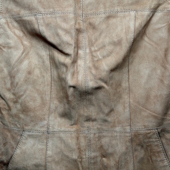 H&M 100% real suede 3/4 sleeved midi dress EUR 32 - Picture 6 of 6